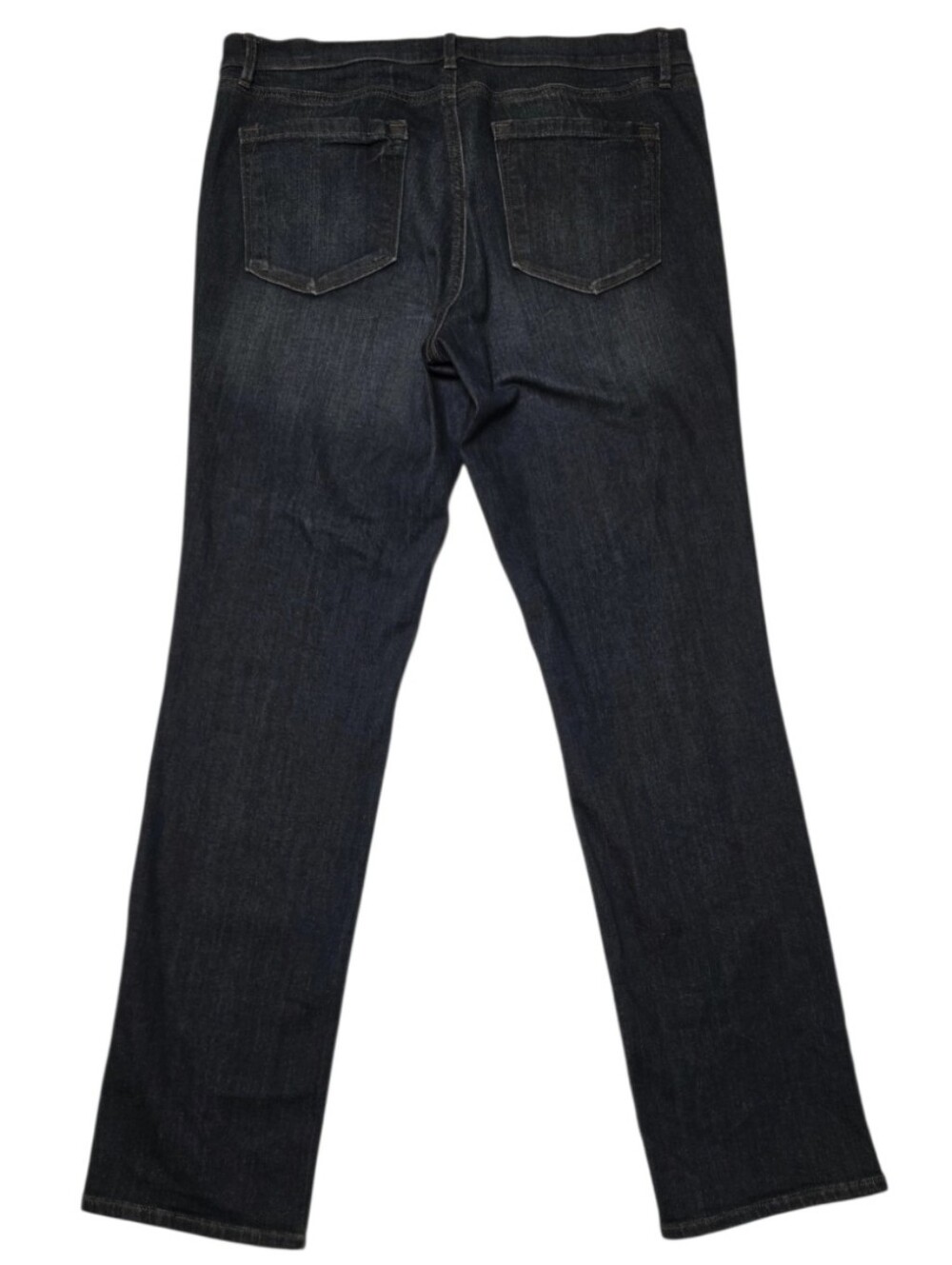 Ann Taylor Loft Jeans Modern Straight Classic Dark Wash Denim Pants Size 12 / 31 - Picture 3 of 7